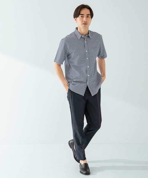 「URBAN RESEARCH ROSSO MEN」 半袖シャツ MEDIUM ホワイト メンズ_画像7