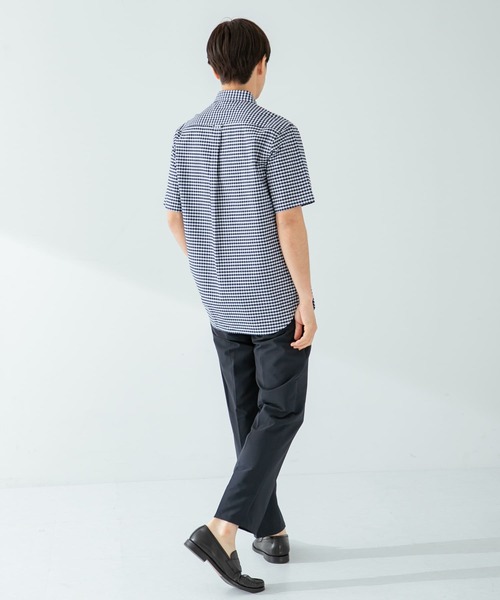 「URBAN RESEARCH ROSSO MEN」 半袖シャツ MEDIUM ホワイト メンズ_画像8