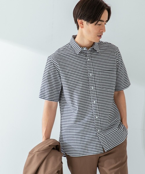 「URBAN RESEARCH ROSSO MEN」 半袖シャツ MEDIUM ホワイト メンズ_画像9
