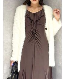 MERCURYDUO（マーキュリーデュオ） カーディガン ファーライクシャギー