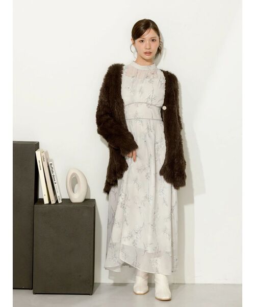 MERCURYDUO（マーキュリーデュオ） カーディガン ファーライクシャギー