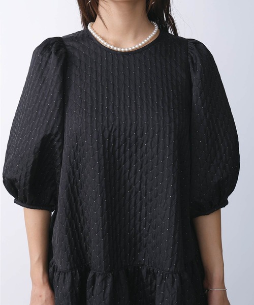 PICCIN PERLA ワンピース パワーショルダーワンピース : ZOZOTOWN