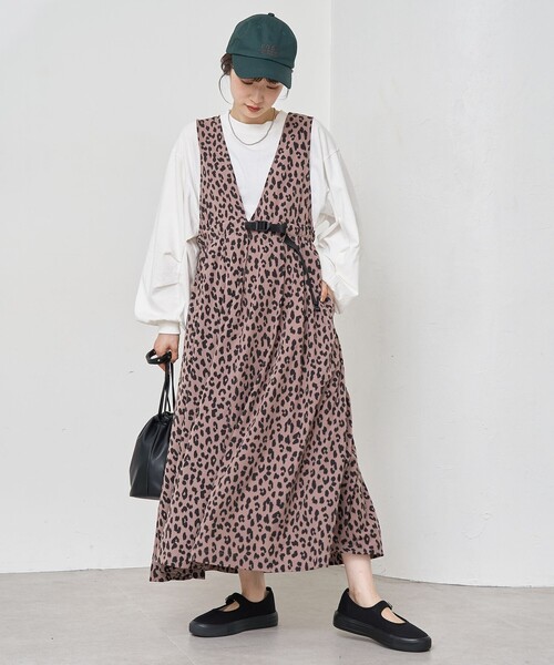 coen（コーエン） ワンピース 「C.mt」撥水 Vネックジャンスカ