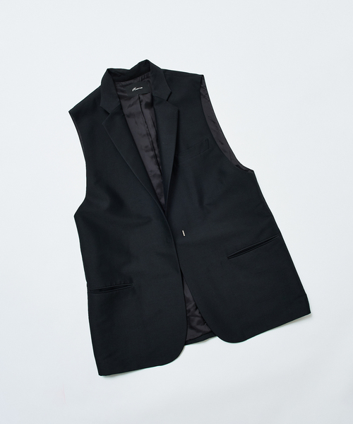 HARDY NOIR（アルディーノアール） ベスト ジレ 「追加2」TW二重織