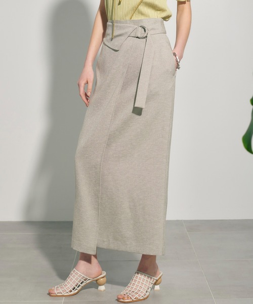 「PUBLIC TOKYO」 スカート 1 オレンジ レディース_画像2