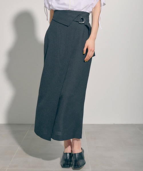 「PUBLIC TOKYO」 スカート 1 オレンジ レディース_画像3