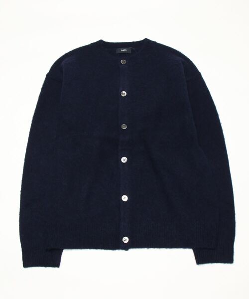 SHIPS（シップス） ニットカーディガン X-LARGE ネイビー メンズ
