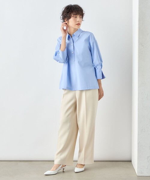 「NOLLEY'S Sophi」 7分袖シャツ 38 サーモンピンク レディース_画像7
