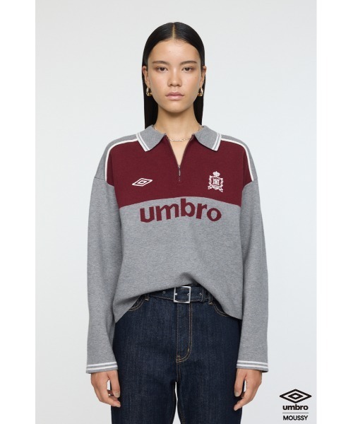 MOUSSY（マウジー） ニット セーター UMBRO HALF ZIP TEAM ニット