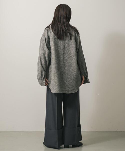 SENSE OF PLACE by URBAN RESEARCH ブラウス シャツ ウールライク