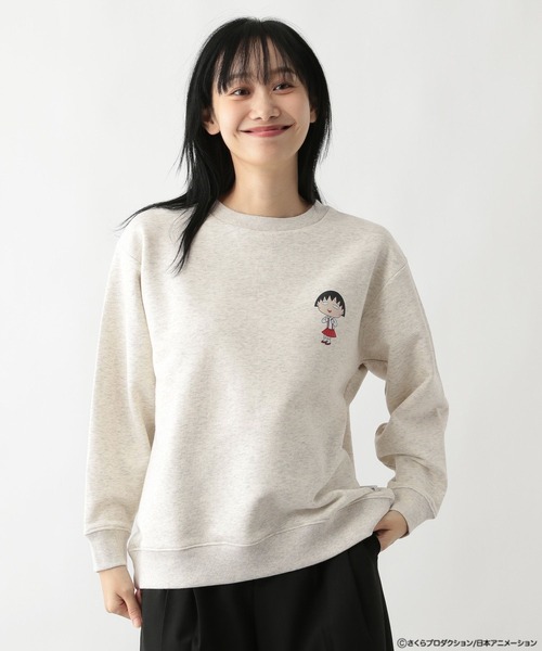 FOUND GOOD（ファウンドグッド） ちびまる子ちゃん 裏毛プリントプル