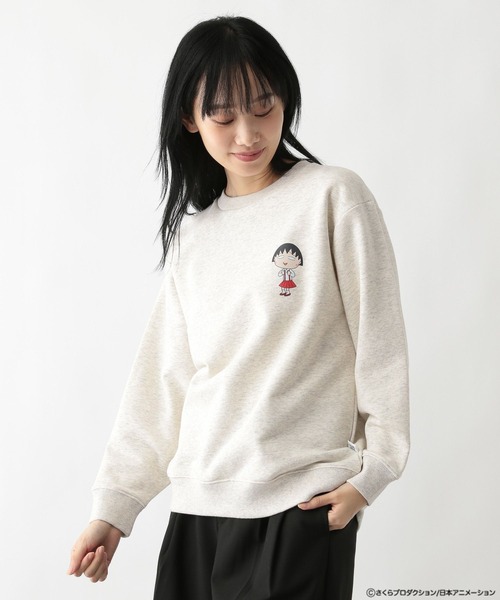 FOUND GOOD（ファウンドグッド） ちびまる子ちゃん 裏毛プリントプル