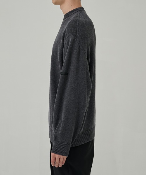 N.HOOLYWOOD（エヌハリウッド）CREWNECK ニット　ブラック　36 CREWNECK KNIT | N.HOOLYWOOD (Men)/エヌ．ハリウッド