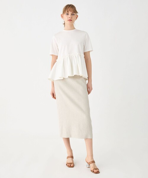 「BALLSEY」 半袖カットソー 36 グレー レディース_画像4