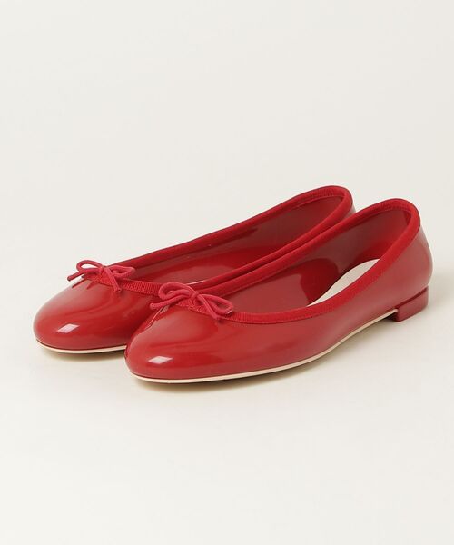 Repetto」 バレエシューズ 37 レッド レディース