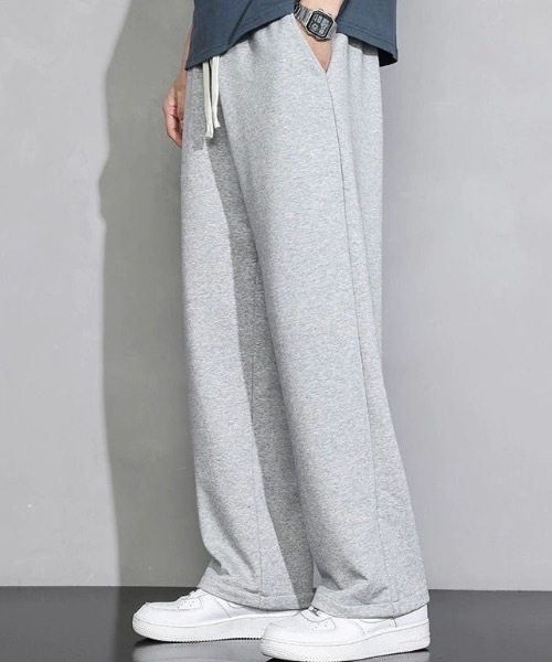 スウェットパンツ ジャージ ワイドストレートスウェットパンツ メンズ