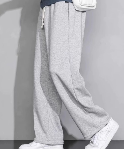 スウェットパンツ ジャージ ワイドストレートスウェットパンツ メンズ