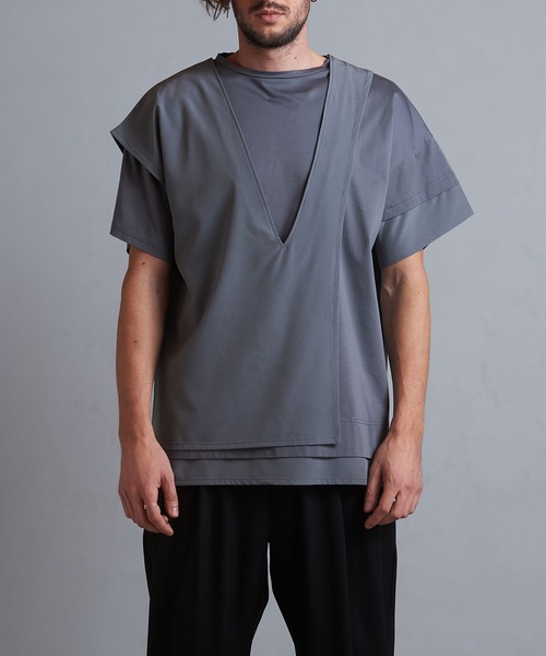 「NO ID.」 半袖Tシャツ 1 ホワイト メンズ_画像3
