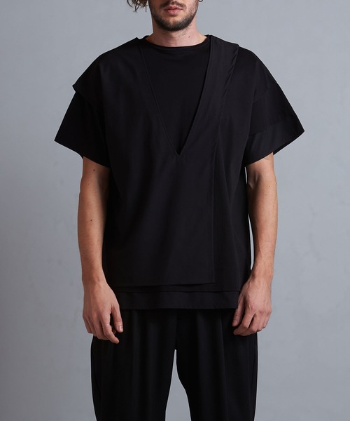 「NO ID.」 半袖Tシャツ 1 ホワイト メンズ_画像4