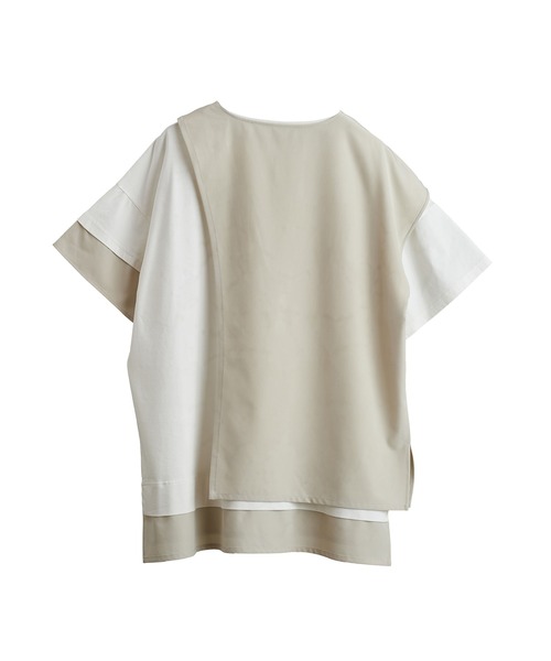 「NO ID.」 半袖Tシャツ 1 ホワイト メンズ_画像6