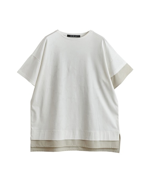 「NO ID.」 半袖Tシャツ 1 ホワイト メンズ_画像7