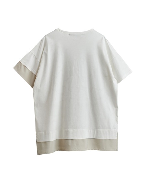 「NO ID.」 半袖Tシャツ 1 ホワイト メンズ_画像8
