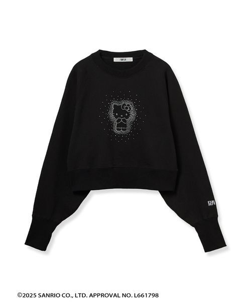 FURFUR(ファーファー) HELLO KITTYクリスタルスウェットRWCT261041レディース トレーナー スウェット 「WEB・一部店舗限定カラー」HELLO KITTYクリスタルスウェット レディース