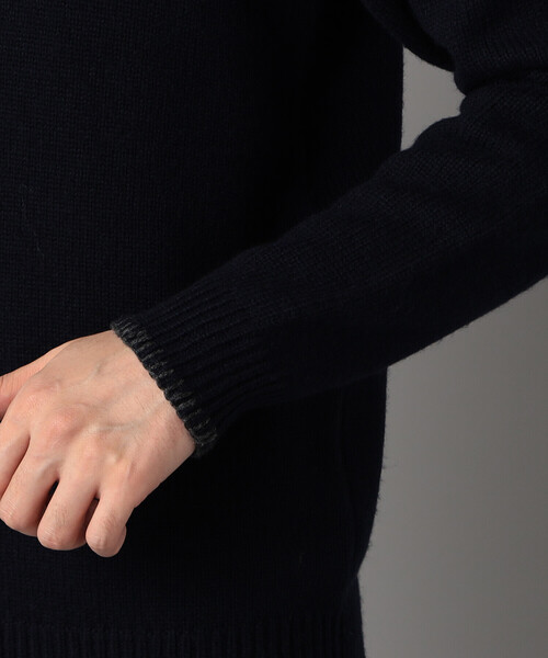 COMME CA MEN（コムサメン） セーター ニット ブランケットステッチ