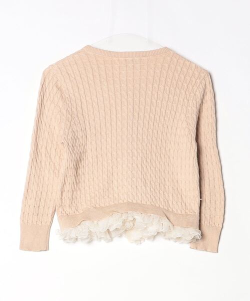 「leur logette」 ニットカーディガン 1 ベージュ レディース_画像2