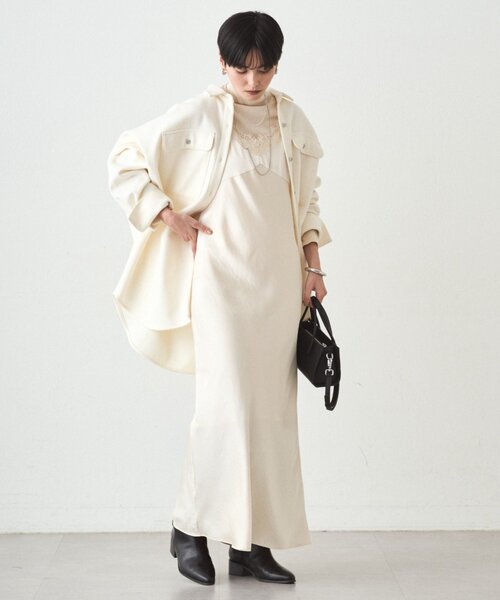 【完売 新品】Loungedressラウンジドレス　レースキャミ ホワイト Loungedress（ラウンジドレス） ワンピース レースキャミワンピース