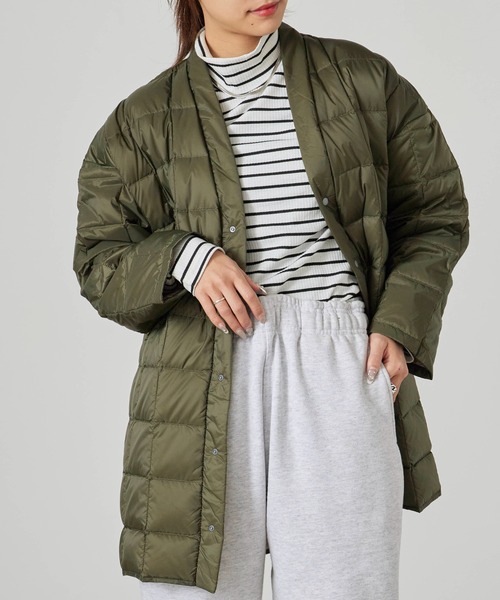 TAION（タイオン） ダウンジャケット ダウン ベーシック ハンテン