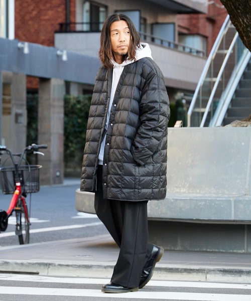 TAION（タイオン） ダウンジャケット ダウン ベーシック ハンテン