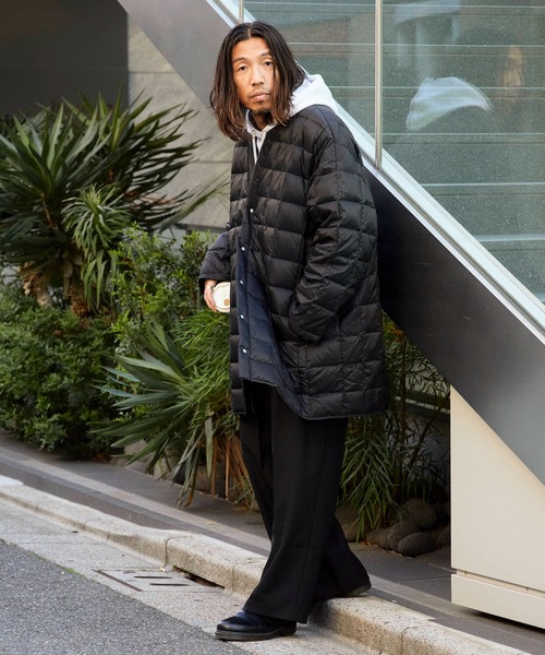 おりおん  ブラック ダウンジャケット オラオラ系 ダウンジャケット メンズ ファッション 大人 スタイル