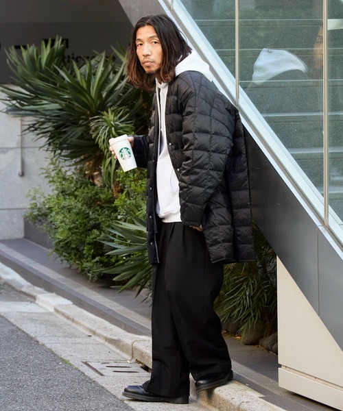 TAION（タイオン） ダウンジャケット ダウン ベーシック ハンテン