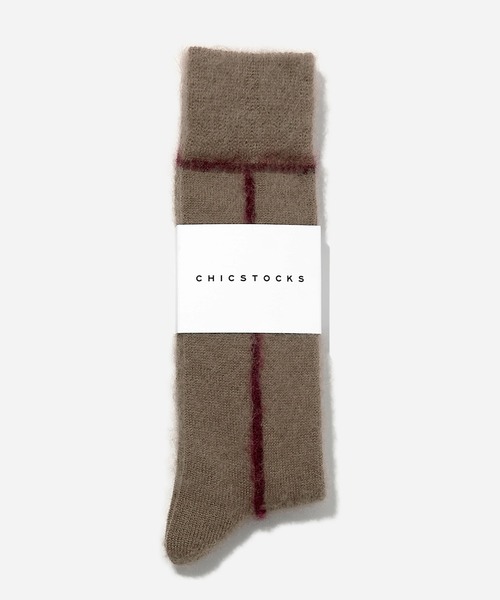 CHICSTOCKS（シックストックス） 靴下 モヘヤラインソックス