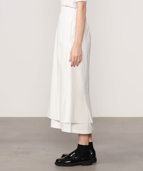 「Bshop」 フレアスカート M ホワイト レディース_画像4