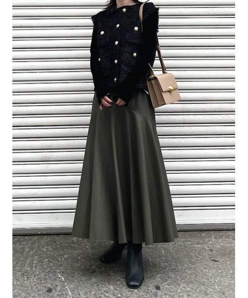 FRAY I.D（フレイ・アイディー） ロングスカート 0 ブラック