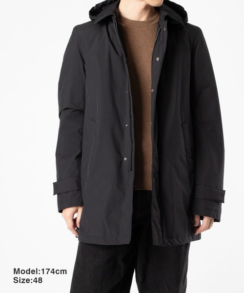 [ちさと]新品　未使用品　Herno ダークネイビー　ブルゾン ヘルノ / HERNO / スタンドカラー ブルゾン / 軽量 / 撥水 / GI000518U