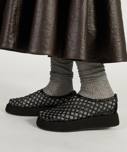 シューズ 「2026Spring Pre-Order」プラットフォームメッシュシューズ / Platform Mesh Shoes レディースの画像