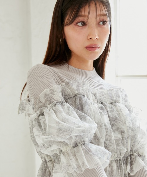 アイボリー 長袖ニットセーター Fサイズ SNIDEL（スナイデル） 長袖ニット FREE アイボリー レディース