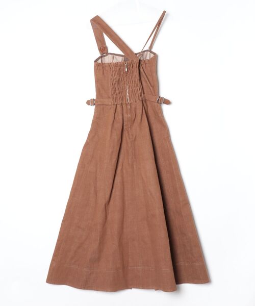 「CASA FLINE」 キャミソールワンピース FREE ブラウン レディース_画像2