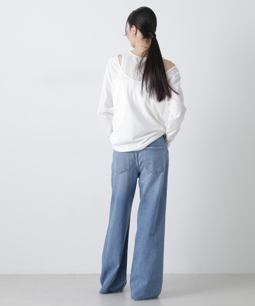 upperhights（アッパーハイツ） ワイドパンツ ジーンズ デニム デニム