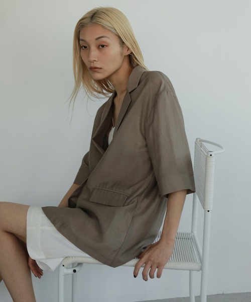 「anuke」 ハーフパンツ 38inch クリーム レディース_画像7