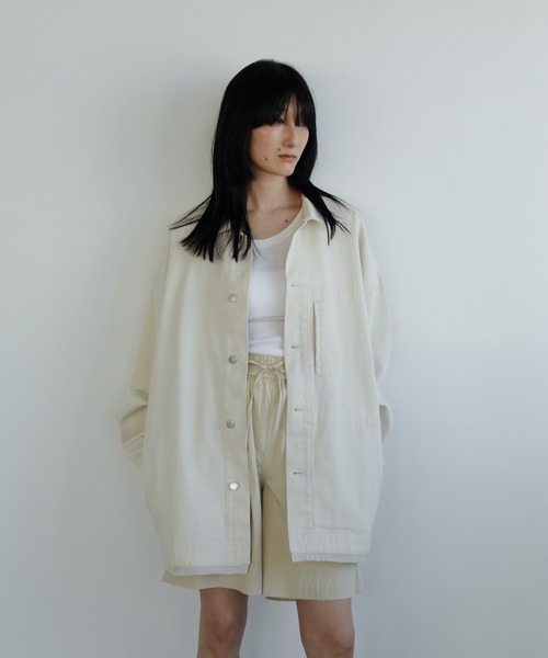 「anuke」 ハーフパンツ 38inch クリーム レディース_画像9