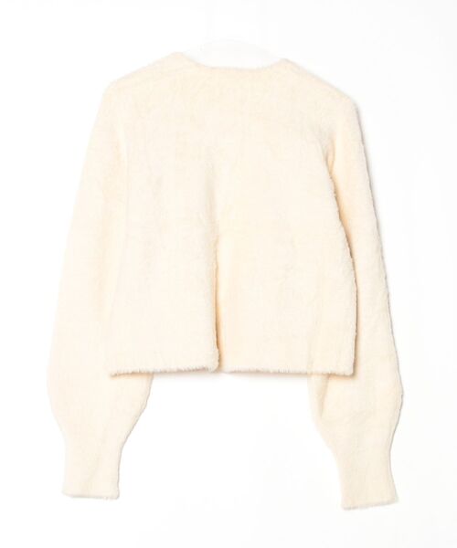 「EMMEL REFINES」 ニットカーディガン - イエロー レディース_画像2