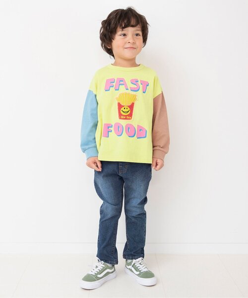 BREEZE（ブリーズ） tシャツ 「リンク」ユニークサガラワッペンロンT
