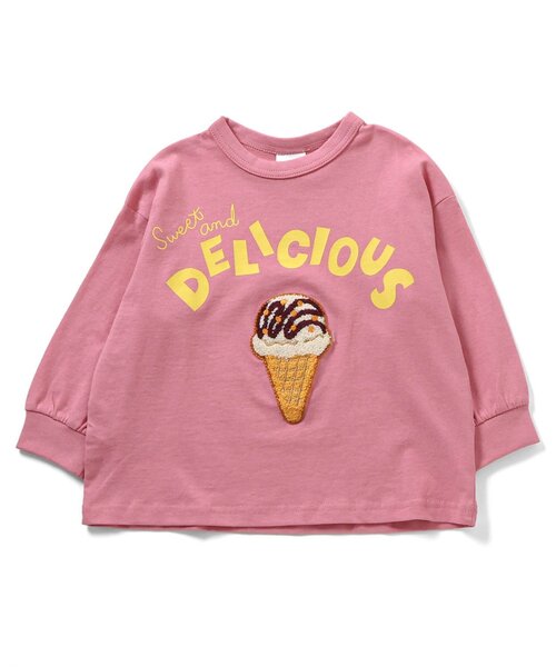 BREEZE（ブリーズ） tシャツ 「リンク」ユニークサガラワッペンロンT