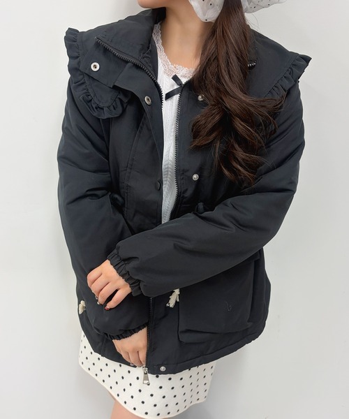 frunco コート アウター 「ZOZOTOWN限定」襟付きガーリーミリタリー