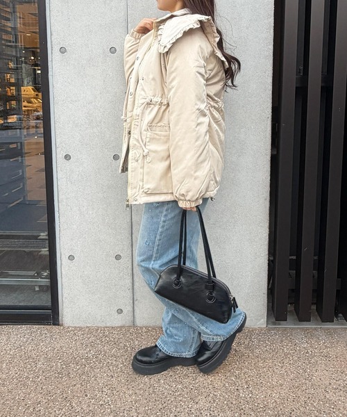 frunco コート アウター 「ZOZOTOWN限定」襟付きガーリーミリタリー