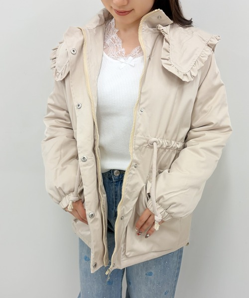 frunco コート アウター 「ZOZOTOWN限定」襟付きガーリーミリタリー
